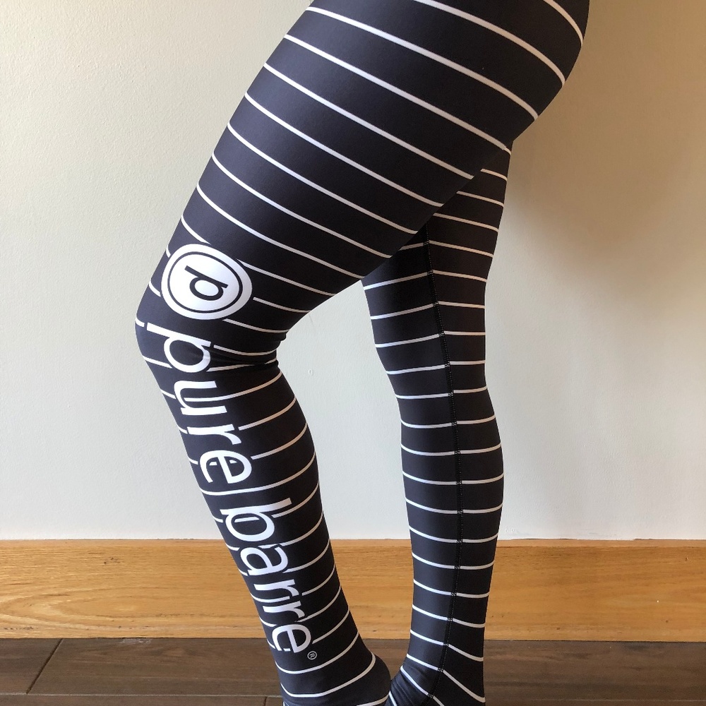 Pure Barre Horizontal Stripe Tight
